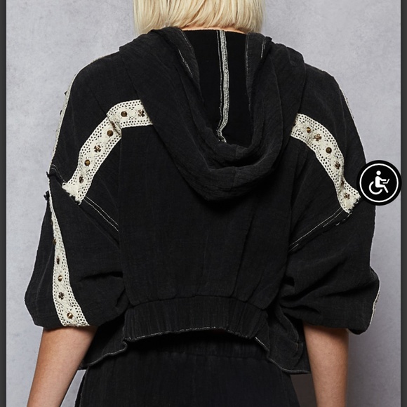 POL “ Gwen 3 “ POL Double Gauze Hoodie Top and Pants Set 42 - Picture 5 of 13